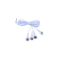 HKM-212755 Electrotherapy Electrode Cables for Massage & Relaxation - 2 or 4 Button Options Available