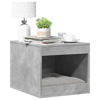 HKM-2128445 Cozy Cat Litter Box in Sonoma Oak Finish with Hidden Design, Engineered Wood, 47x59x42 cm