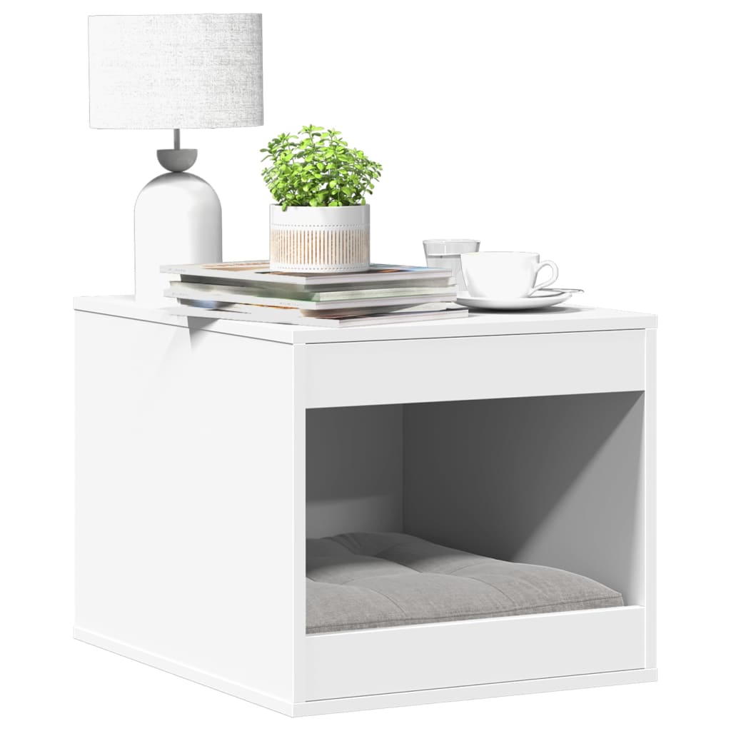 HKM-2128445 Cozy Cat Litter Box in Sonoma Oak Finish with Hidden Design, Engineered Wood, 47x59x42 cm