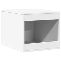 HKM-2128445 Cozy Cat Litter Box in Sonoma Oak Finish with Hidden Design, Engineered Wood, 47x59x42 cm