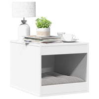 HKM-2128445 Cozy Cat Litter Box in Sonoma Oak Finish with Hidden Design, Engineered Wood, 47x59x42 cm