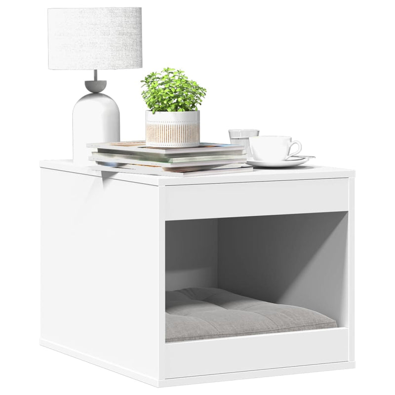 HKM-2128445 Cozy Cat Litter Box in Sonoma Oak Finish with Hidden Design, Engineered Wood, 47x59x42 cm