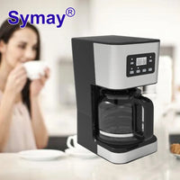 HKM-212947 950W 12-Cup 1.5L Coffee Maker with Filter for Customized Brewing