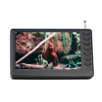 HKM-213203 5-Inch Portable Ultra-Thin LCD TV for Car and Home Use with Remote Control and Accessories