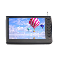 HKM-213203 5-Inch Portable Ultra-Thin LCD TV for Car and Home Use with Remote Control and Accessories