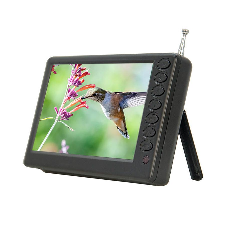HKM-213203 5-Inch Portable Ultra-Thin LCD TV for Car and Home Use with Remote Control and Accessories