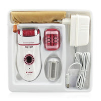 HKM-213267 Electric Lady Epilator KM-2668 for Underarm and Heel Hair Removal, Corded Use