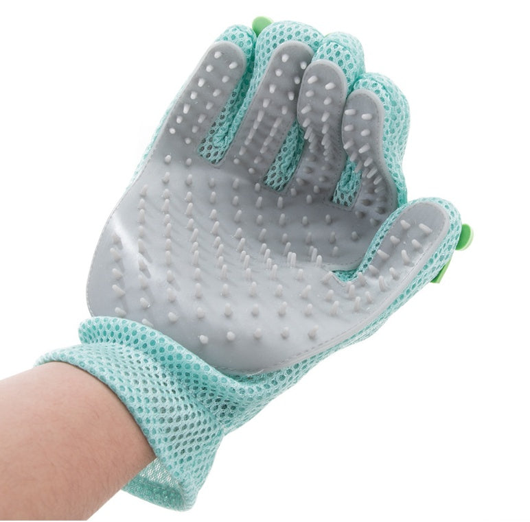 HKM-2132797 Upgraded Pet Hair Removal Brush with Silicone and Composite Mesh for Cats and Dogs