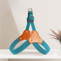 HKM-2134717 Small Dog Breast Collar and Leash Set for Bichon and Other Pets