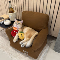 HKM-2134973 Cozy Removable and Washable Small Pet Sofa Bed for Cats and Dogs - Available in Multiple Colors