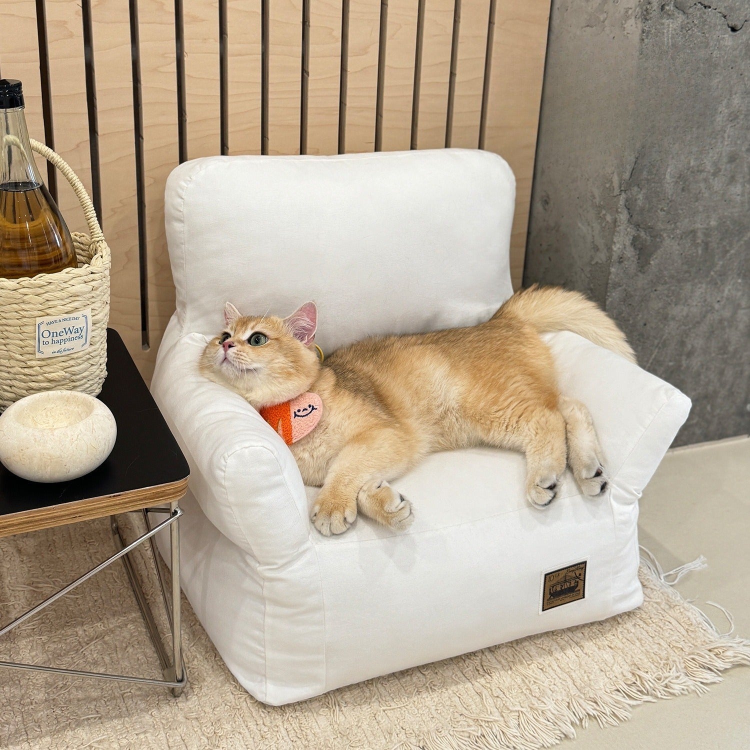 HKM-2134973 Cozy Removable and Washable Small Pet Sofa Bed for Cats and Dogs - Available in Multiple Colors