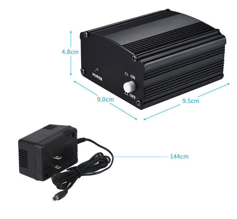 HKM-213587 48V Phantom Power Supply for Large-Diaphragm Condenser Microphones with Noise Reduction Features