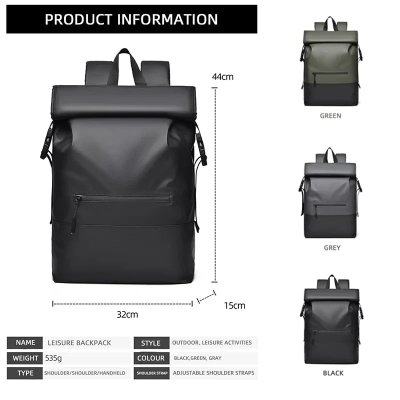 HKM-213587 Waterproof Nylon Business Backpack for Laptops with Custom Features