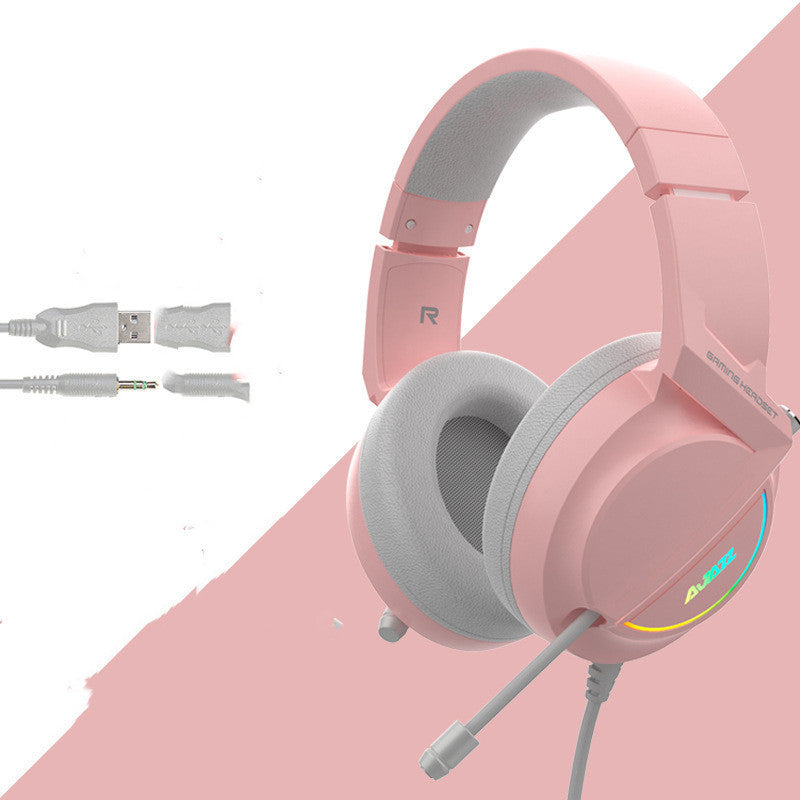 HKM-213715 Wired Gaming Headset with Heavy Bass and Microphone for PC and Multimedia Use