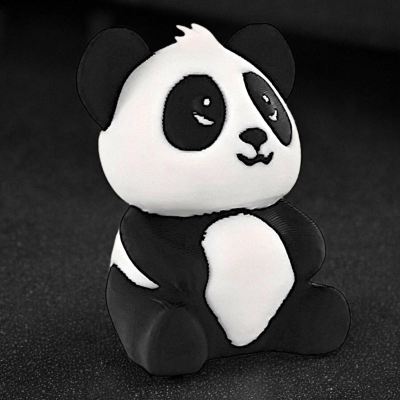 HKM-213843 Charming Panda Figurine with Traditional Chinese Design for Home Decor and Gift Giving