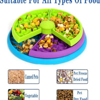 HKM-2140861 Three-Layer Interactive Slow Feeder Bowl for Dogs - Anti-Choking Non-Slip Design