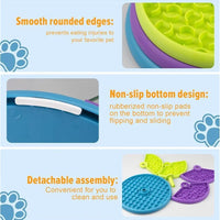 HKM-2140861 Three-Layer Interactive Slow Feeder Bowl for Dogs - Anti-Choking Non-Slip Design