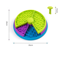 HKM-2140861 Three-Layer Interactive Slow Feeder Bowl for Dogs - Anti-Choking Non-Slip Design