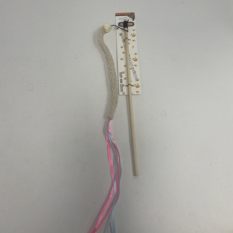 HKM-2141501 Interactive Cat Teaser Stick with Flexible Pole for Engaging Playtime