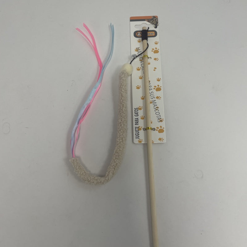 HKM-2141501 Interactive Cat Teaser Stick with Flexible Pole for Engaging Playtime