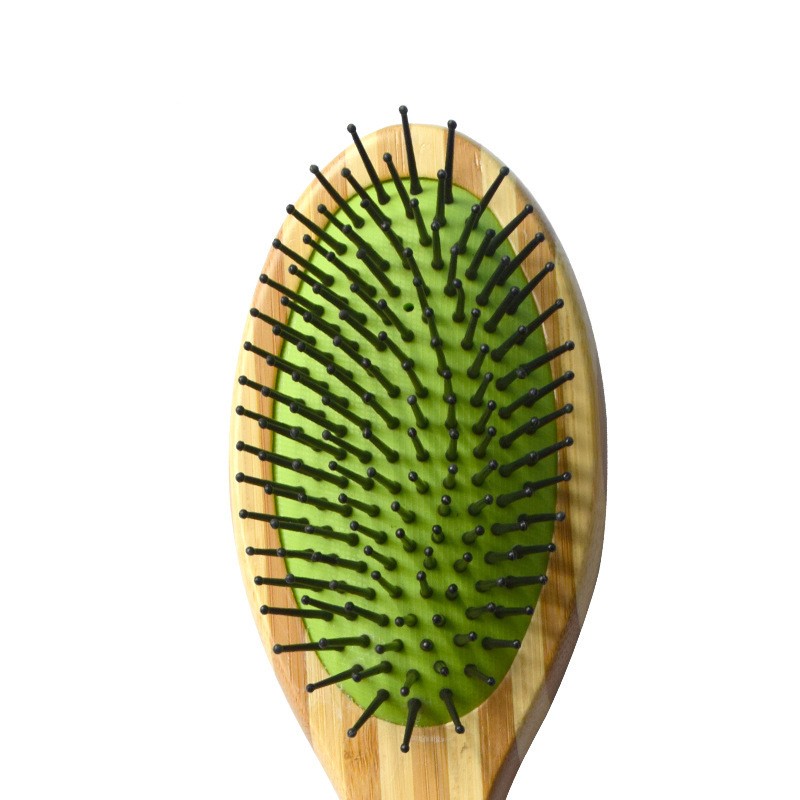 HKM-2142269 Bamboo Two-Sided Pig Hair Comb for Dogs and Cats - 235 x 70 x 60mm