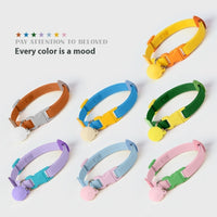 HKM-2142653 Small Dog Polyester Pet Collar in Various Colors (22-32cm)