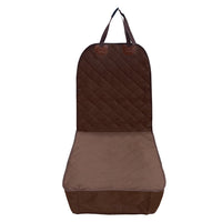 HKM-2142909 Quilted Cotton Front Seat Cover Protector for Pets - Waterproof Car Seat Cushion, Universal Fit