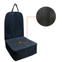 HKM-2142909 Quilted Cotton Front Seat Cover Protector for Pets - Waterproof Car Seat Cushion, Universal Fit
