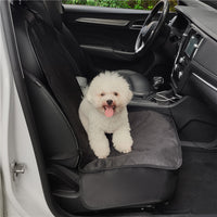 HKM-2142909 Quilted Cotton Front Seat Cover Protector for Pets - Waterproof Car Seat Cushion, Universal Fit