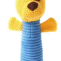 HKM-2143933 Durable Dog Squeaky Chew Toy - Soft Plush Stuffed Animal for Dental Care and Teeth Cleaning