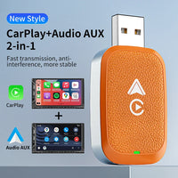 HKM-214419 Wireless 2-in-1 CarPlay Adapter for Seamless iPhone and Android Connectivity
