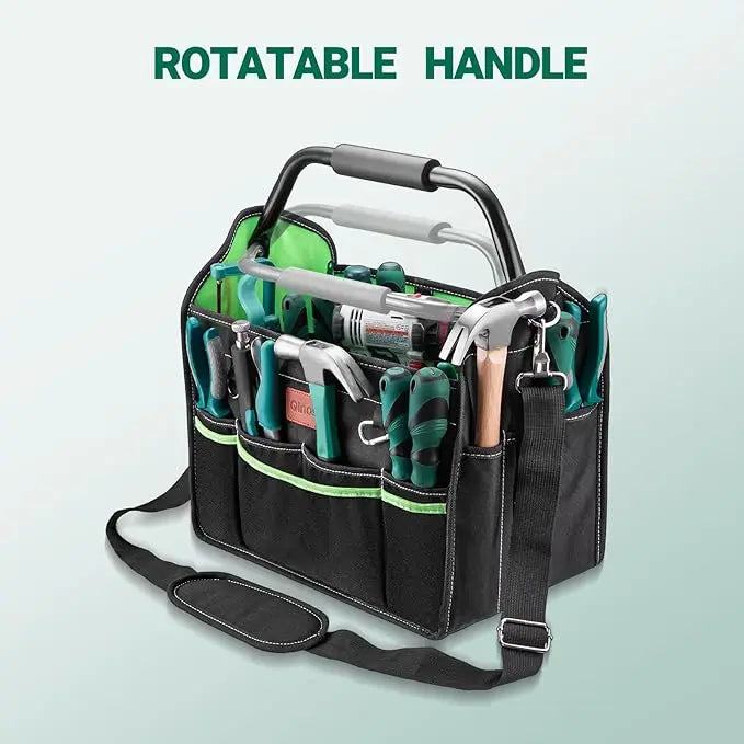 HKM-214547 Custom Multi-Pocket Open Top Tool Storage Organizer Bag in Nylon