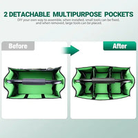 HKM-214547 Custom Multi-Pocket Open Top Tool Storage Organizer Bag in Nylon