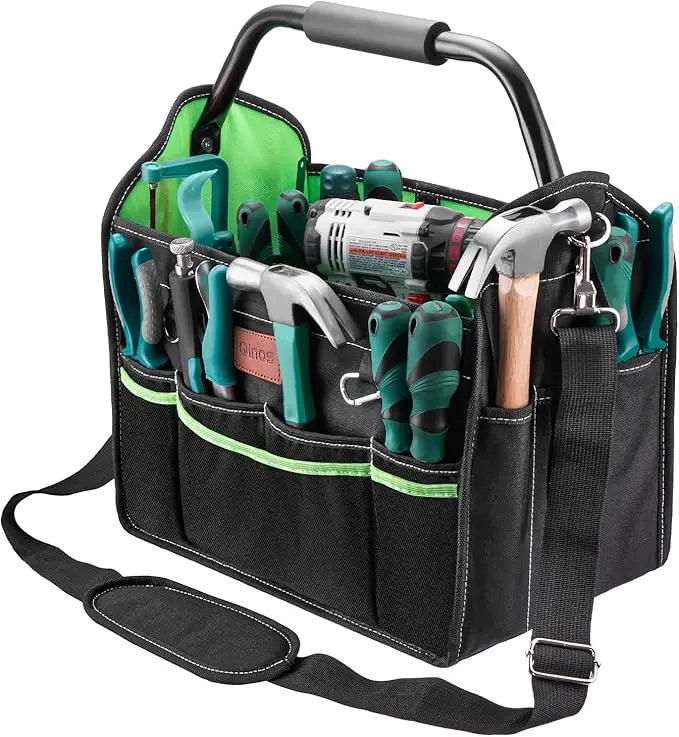HKM-214547 Custom Multi-Pocket Open Top Tool Storage Organizer Bag in Nylon