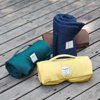HKM-214547 Waterproof Foldable Dog Mattress in Yellow, Green, Brown, and Blue