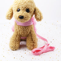 HKM-2146237 Three-Dimensional Pink Flower Dog Leash with Adjustable Length Options