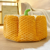 HKM-2146493 Cozy Pumpkin-Themed Pet Nest for Fall and Winter – Warm Mat for Cats and Small Pets
