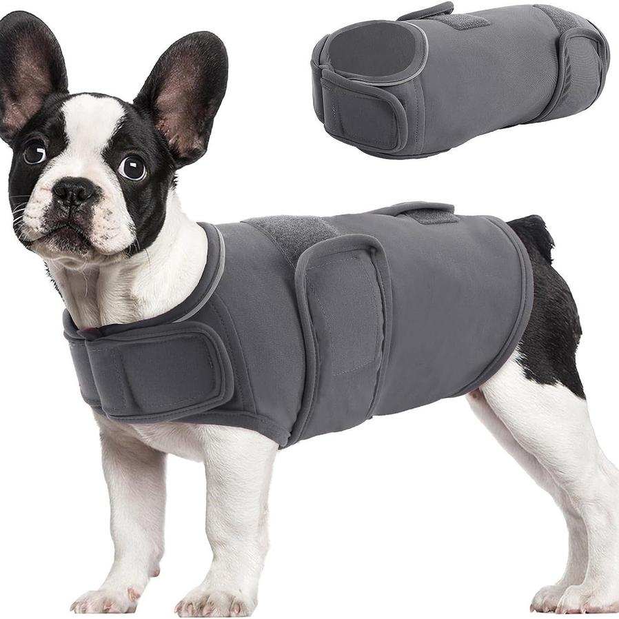 HKM-214739 Dog Anxiety Relief Vest with Shock Protection Features for Puppies and Small to Extra Large Breeds