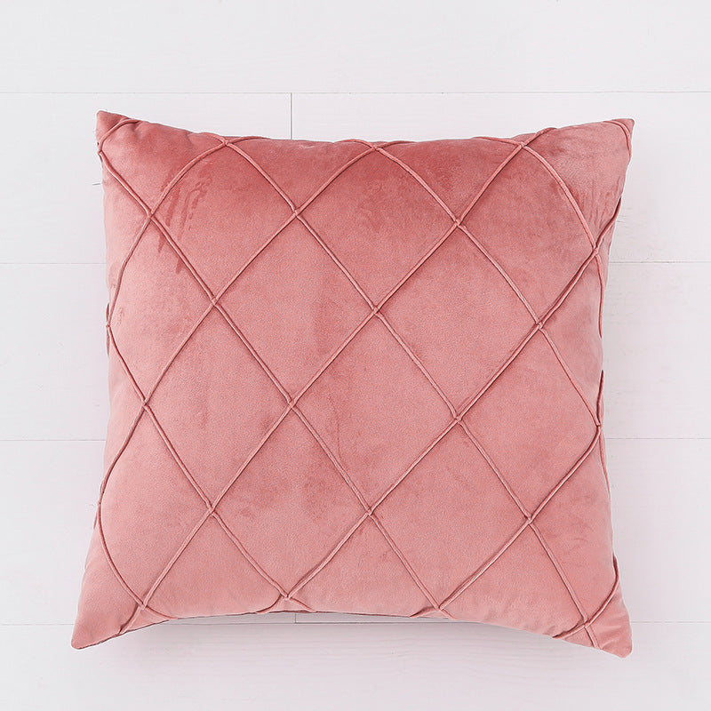 HKM-214739 Velvet Nordic Style Pillowcase in Plush Fabric - Multiple Sizes Available
