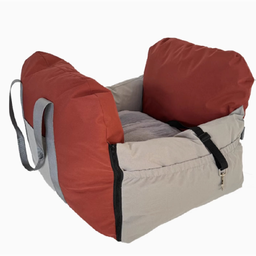 HKM-2148285 Car Mounted Kennel for Small and Medium Dogs - Waterproof, Removable Liners in Various Colors