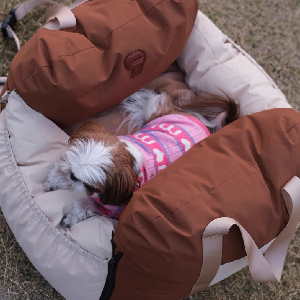 HKM-2148285 Car Mounted Kennel for Small and Medium Dogs - Waterproof, Removable Liners in Various Colors