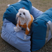 HKM-2148285 Car Mounted Kennel for Small and Medium Dogs - Waterproof, Removable Liners in Various Colors