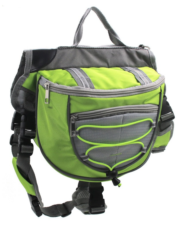 HKM-2148669 Pet Carrier Backpack in Soft Nylon - Plaid Design, Available in Green, Orange, Blue, Sizes S, M, L