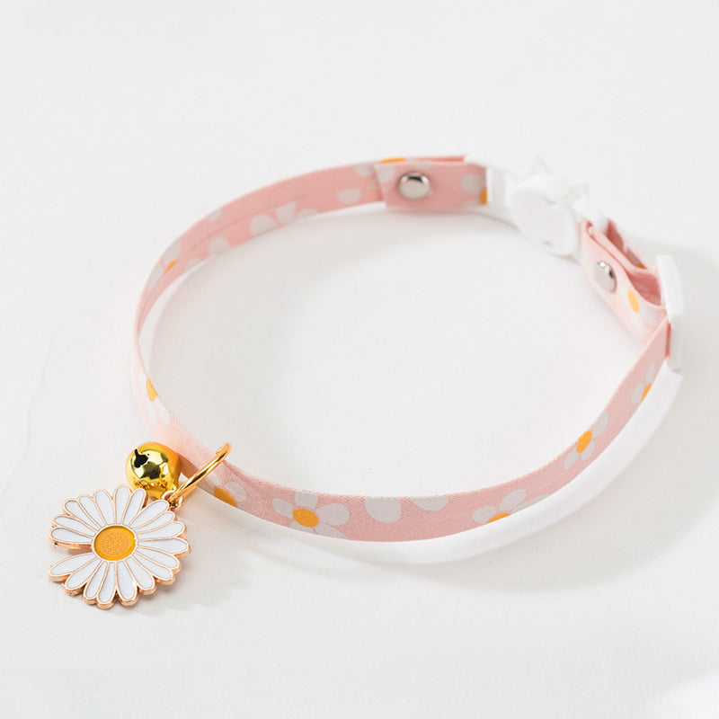 HKM-2149693 Adjustable Cat Collar with Bell and Bow Tie for Small Dogs and Pets, Ideal for Everyday Wear and Special Occasions