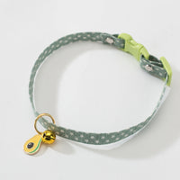 HKM-2149693 Adjustable Cat Collar with Bell and Bow Tie for Small Dogs and Pets, Ideal for Everyday Wear and Special Occasions