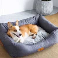 HKM-2150461 Khaki Dog Kennel with Warm Winter Mattress - Various Sizes Available