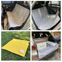 HKM-2151229 Water and Dirt Resistant Car Pet Mat for Rear Seat with Various Colors and Patterns