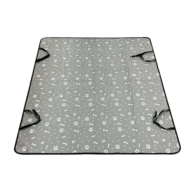 HKM-2151229 Water and Dirt Resistant Car Pet Mat for Rear Seat with Various Colors and Patterns