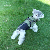 HKM-215251 Waterproof Cotton Pet Clothing in Red, Sapphire Blue, Army Green - Sizes S to XXL