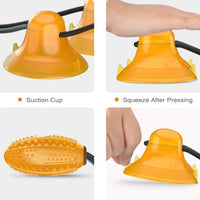 HKM-2153021 Multifunctional Dog Chew Toy with Suction Cups and Molar Features